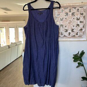 Eileen Fisher Navy tank dress size XL
